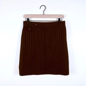 50% Off Sale! RALPH LAUREN • Brown Wool Skirt 10